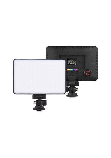 Mini Taşınabilir Fotoğraf Lambası Kısılabilir Led Işık Siyah Siyah