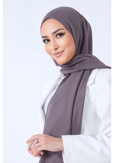 Harem Scarf Brisa Vual Şal - Koyu Füme - Koyu Füme