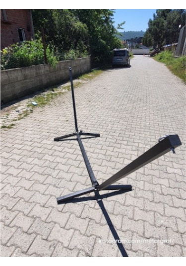 Metal Hamak Ayağı Hamak Standı Hamak Askısı Siyah