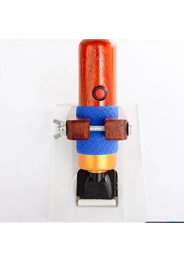 Vkemall Evcil Hayvan Elektrikli Tüy Kesici Ayiracı - Ahşap-akrilik Materyal, Kolay Kurulum, Tüy Ve Halı Kesimi İçin Dayanıklı Destek