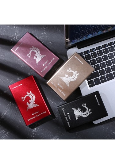 Addwıngs 2.5'' Taşınabilir 160gb Harici Sabit Disk Mobil Usb3.0 Hdd Yüksek Güvenlik/otomatik Kopyalama/masaüstü Dizüstü Bilgisayarla Uyumlu, Kırmızı
