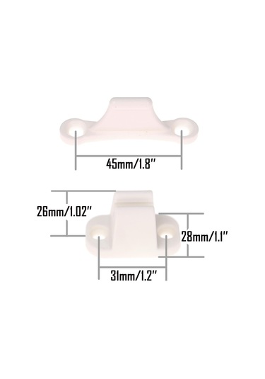 2x T Şeklinde Kapı Durdurucu Tutucu Kiti Durdurma Tutucu Plastik Kanca Tutucu Karavan Karavan İçin Uyumludur