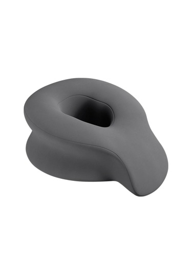 Suntek Yüz Beşik Yastığı Dinlenme Rahatla Yüzük Koyu-gri Koyu Gri
