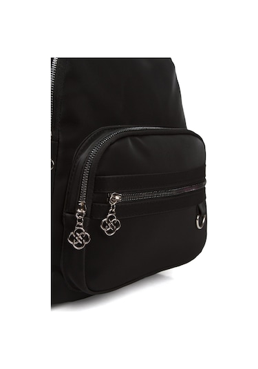 Kadın Günlük Siyah Sırt Çantası Siyah