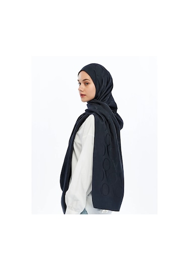 Valentino Orlandi Alia Vo Motif Desen Şal - 6545 Lacivert