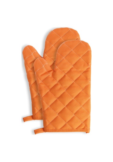 Yanmaz Ve Isıya Dayanıklı Fırın Eldiveni 2 Eldiven Turuncu