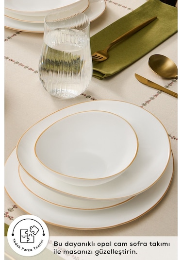 Karaca  Pure 24 Parça 6 Kişilik Yemek Takımı Gold