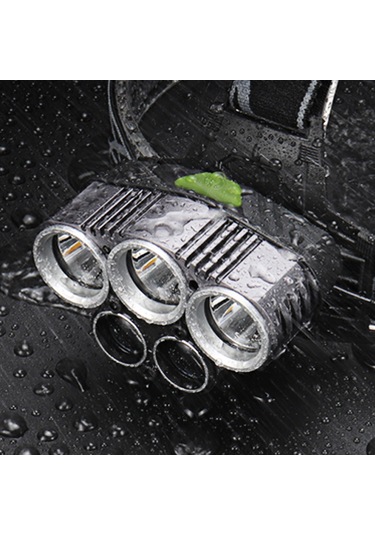 Shineyee Usb Şarjlı 6 Modlu 5 Led Güçlü Fenerli Outdoor Kafa Lambası - Ergonomik 3t6+2xpe Beyaz Işık, 2 5000mah Pil Ve Usb Kablosu Dahil Çok Renkli