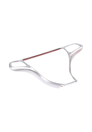 Synodicmonth Mercedes Benz Vito 2017 Gümüş Krom Araç Direksiyon Simidi Düğme Çerçevesi Kaplaması