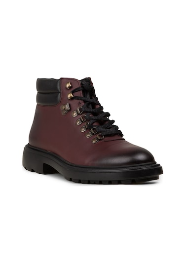 Deery Erkek Bordo Hakiki Deri Bot - 01923mbrde01 Bordo