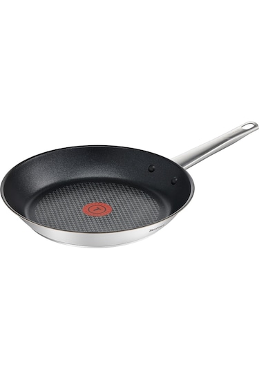 Tefal Simpleo B815S4 Tencere ve Tava Seti, 4 Parça, Paslanmaz Çelik/Siyah, 49.1 x 35.3 x 13.3 CM
