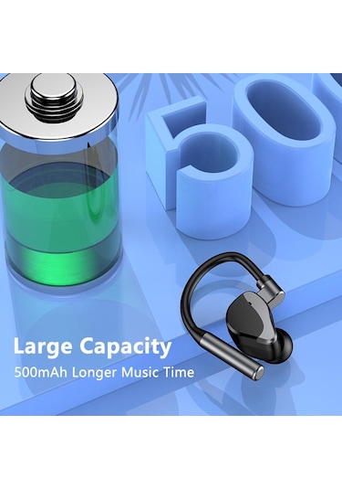 Vaorlo L15 Bluetooth 5.2 Hd Mikrofonlu Tek Dokunuşlu Kulaklık Ipx5 Tüm Akıllı Telefonlar İçin Su Geçirmez Kulaklık İş Kulaklıkları