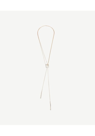 Yargıcı Kapama Detaylı Uzun Kolye 25kkbj8120x 630 Gold