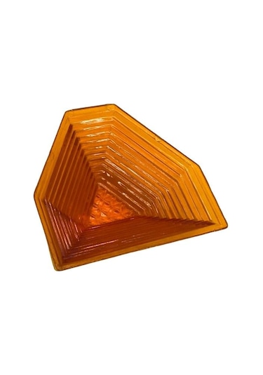 Takoz Lamba Camı Piramit Sarı