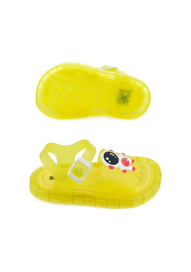 Gezer Yazlık Islak Zemine Uygun Yumuşak Işıklı Taban Erkek Çocuk Sandalet Gk6ype 00183 00 026 I87 Sarı