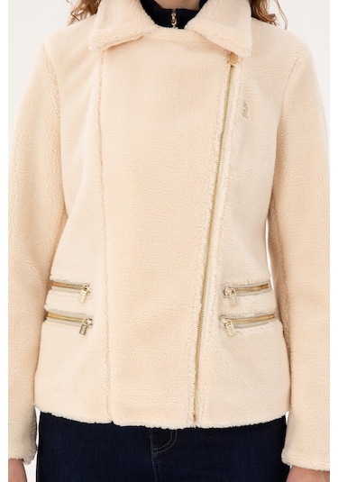 U.s. Polo Assn. Kadın Ekru Deri Mont-kaban 50297227-vr019 Ecru