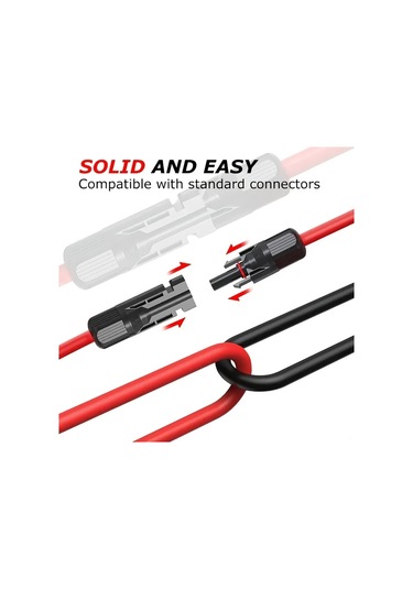 Xuweiwei 12-mc4-d-20ft 12awg 1015 Tek Hat Kesme Yarım Şerit Aksesuarlı 12mm Kalınlık 36v Altı Araç Elektroniği Ve Güç Dağıtım Seti