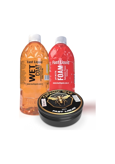 Seramik Etkili Wax Islak & Hızlı Cila Ph Nötr Şampuan 3'lü Se