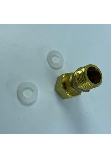 Trendooze Homyl Tam Pirinç Erkek-x Dişi Dişli Adaptör, Düz Uyumlu Tarif Edildiği Gibi