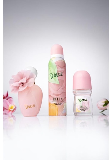 Dolce Bella Kadın Parfüm EDT 100 ML + Roll-On + Sprey Deodorant 150 ML