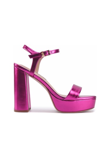 Nine West Moma2 3pr Fuşya Kadın Topuklu Sandalet 000000000101396115 Pembe