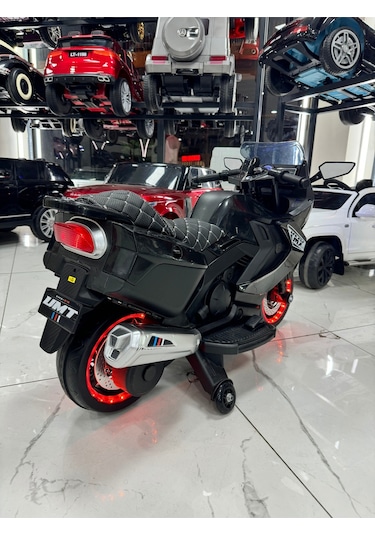 Öykü Bebek Dünyası Akülü Motor 2-8 Yaş Siyah