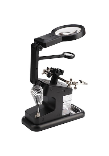 Dailytech 3X 4.5X 25X Büyüteç Yardımcı El Lehimleme Havya Standı