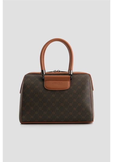 Armine Çanta Noktalı 25yd7396 Kahverengi Kahverengi