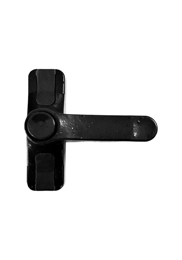 Pvc Pimapen Kapı Pencere Emniyet Çocuk Kilidi Düğmeli Siyah