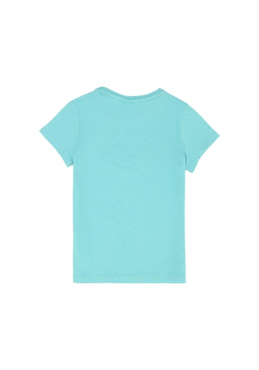 Çocuk Basic Bisiklet Yaka Tişört Mint