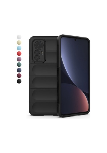 Xiaomi 12 Lite Kılıf Optimum Lens Çerçeveli Silikon Kapak