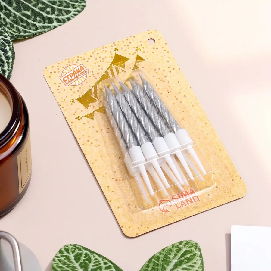 Strana Karnavalia Pasta Mumları "spiral" 10 Adet 5 Cm 417208615 Diğer