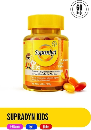 Supradyn Kids Multivitamin 60 Tablet