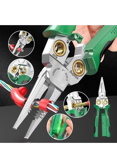 Besthome1 8 Elektrikli Tel Stripper Makas, Çok Fonksiyonlu, Hızlı Kesim