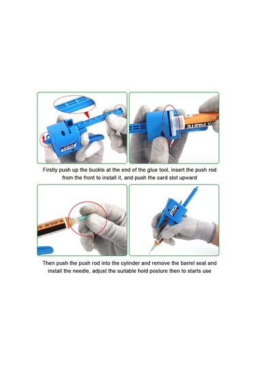 Geeksen Manuel Kaynak Yağı Güçlendirici Alet Pres Tipi Yardımcı Alet Pratik Yağ Püskürtü Silikon Tabancası