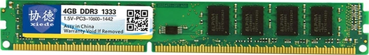 Sones Xıede X031 Ddr3 1333mhz 4gb 1.5v Masaüstü Bilgisayarlar İçin Genel Tam Uyumluluklu Bellek Ram Modülü