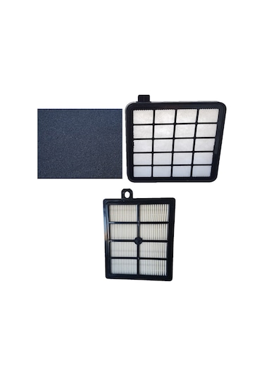 Grundig Vcc 7870 A Süpürge İle Uyumlu Filtre Seti Büyük Hazne Fi