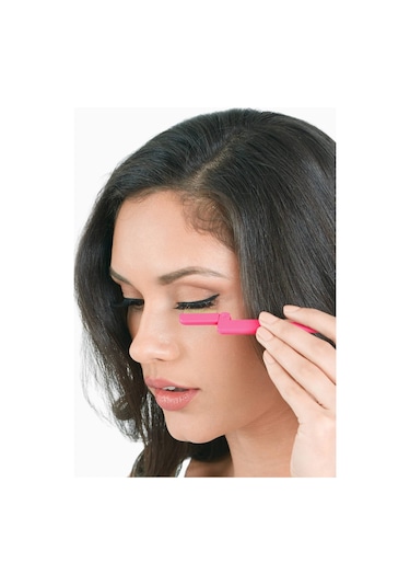 Tweezerman Folding Ilashcomb Katlanabilir Kirpik Tarağı Makyaj Fırça Ve Aplikatörleri Pembe