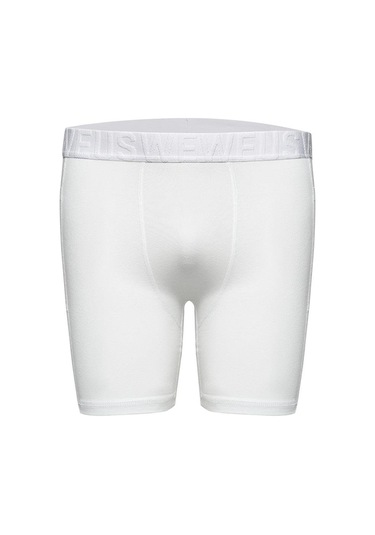 Weweus Beyaz Gizli Cepli Erkek Uzun Boxer Beyaz