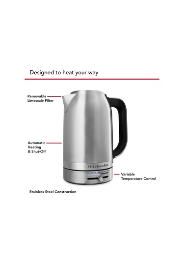 Kitchenaid 1,7 L Isı Ayarlı Su Isıtıcısı 5kek1701