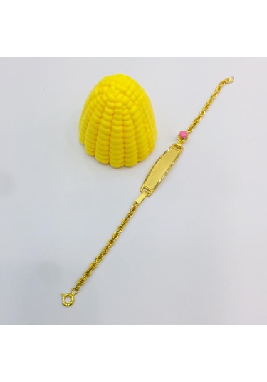 Çelikoğlu Kuyumculuk 8 Ayar Altın Kız Bebek Çocuk Künyesi 1.32 G