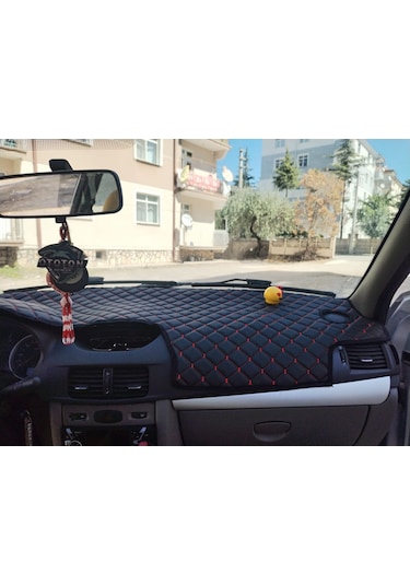 Kapitone Deri Kumaş Renault Symbol 2009-2012 Aırbagli Torpido Koruma Örtüsü 1 Adet