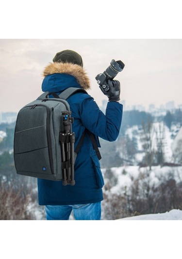 Sones Puluz Açık Hava Taşınabilir Su Geçirmez Çizilmeye Dayanıklı Çift Omuz Sırt Çantası E Kamera Kamera Çantası & Kılıfı 50653354