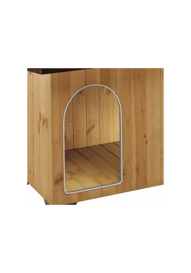 Ferplast Baita 60 Ahşap Köpek Kulübesi 41 x 67 x 55 CM