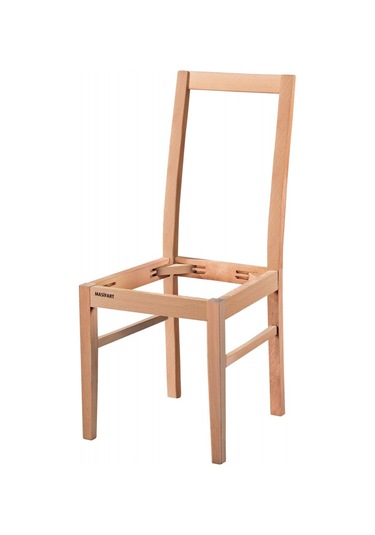 Masifart Tamari Giydirme Sandalye Modern Cilasız Ham Ham