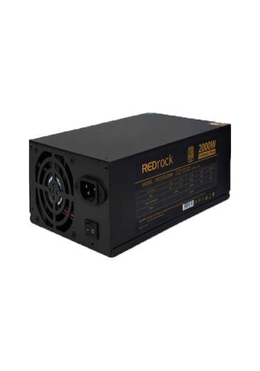 Redrock JPCCATX2000 2000W 80+ Gold Fanlı Mining Güç Kaynağı 2 x 8 CM