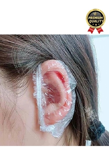 Çok Amaçlı Pratik Dayanıklı Elastik Tek Kullanımlık Banyo Duş Su Geçirmez Kulak Bonesi 100 Adet Çok Renkli