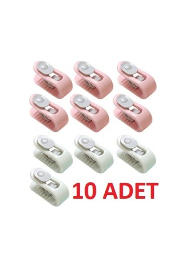 Mandallı Yorgan Sabitleme Klipsi 10 Adet Çok Renkli