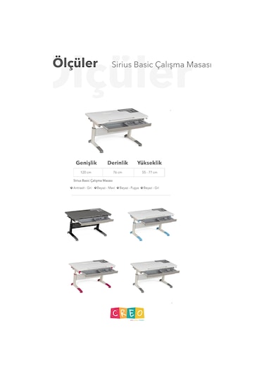 Sirius Basic Yükseklik Ve Eğim Ayarlı, Çekmeceli Bilgisayar, Oyuncu, Ofis Ve Çalışma Masası Ekru Gri Gri Sirius Basic Yükseklik Ve Eğim Ayarlı, Çekmeceli Bilgisayar, Oyuncu, Ofis Ve Çalışma Masası Ekru Gri Gri