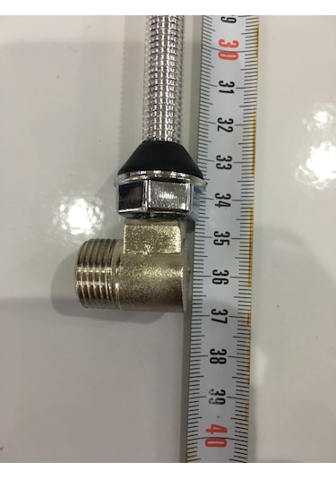 Krom Kaplama Metal Taharet Çubuğu 37Cm N11.576
